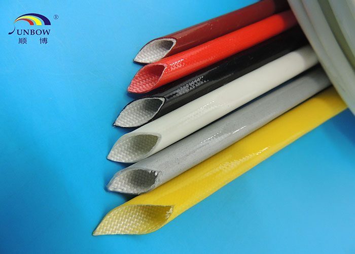 How does Glass fiber high -stick silicon rubber sleeve work?