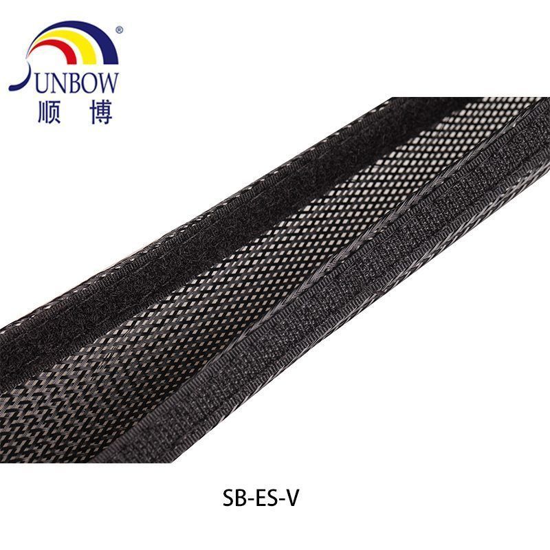 Expandable Braided Sleeving for Clean Cable Management in Cabinets and Harnesses