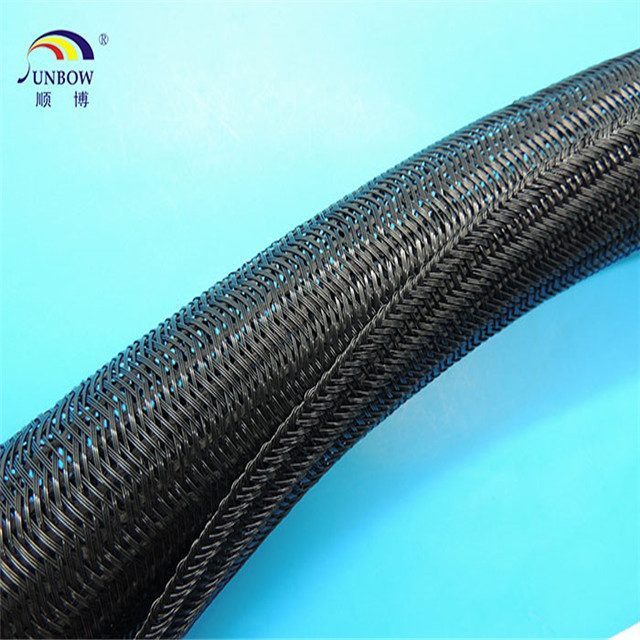 SB-SC-B PET Braided Self Closing Cable Wrap